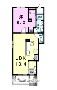 六角West【1階】の間取り